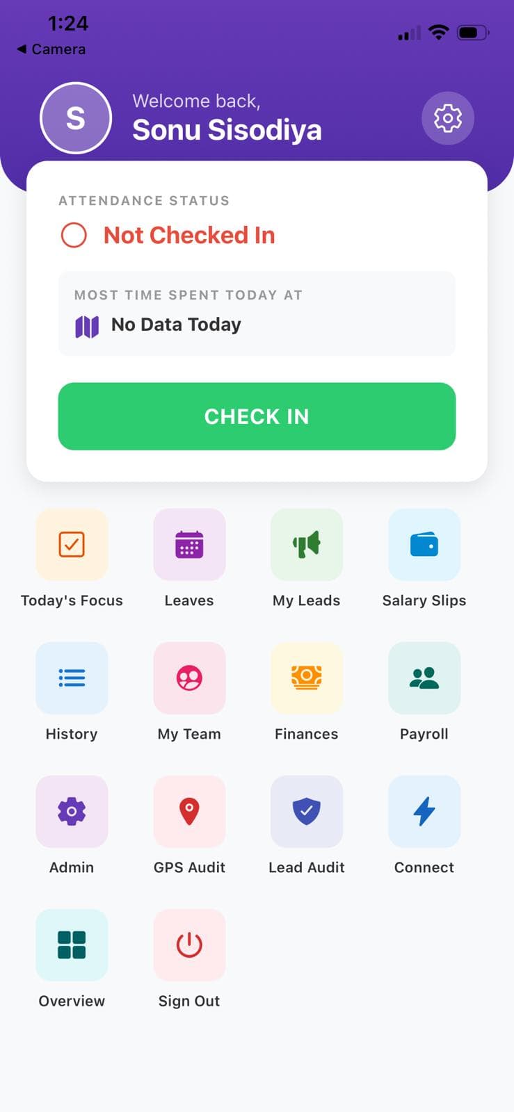 TeamSynk App showing Offline-First Reliability